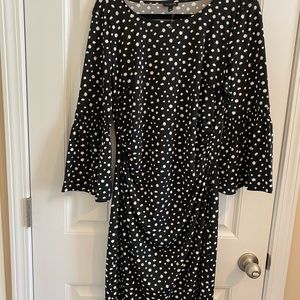 Black and cream dress